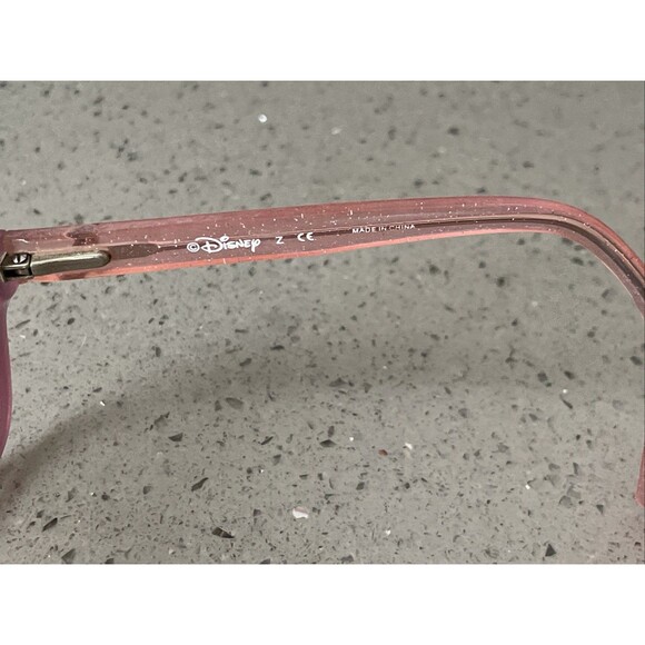 Disney Kids Eyeglasses Frames ONLY 3E 1443 Purple Pink Glitter Sparkle 48-13-130 - Picture 5 of 12